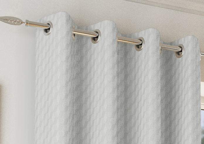 Tokyo Eyelet, Grey - Ready Made Curtains - Image 9
